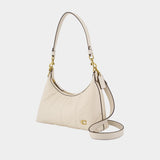 Sac Porté Épaule Soft Quilted Juliet 25 - Coach - Cuir - Blanc