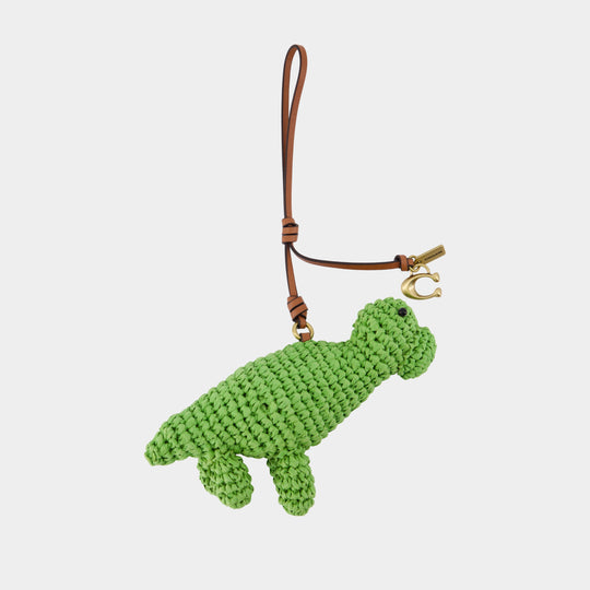 Charm Straw Dino - Coach - Acrylique - Vert