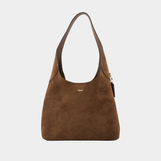 Sac Porté Épaule Brooklyn 28 - Coach - Cuir - Marron