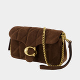 Sac À Bandoulière Quilted Tabby Chain 19 - Coach - Cuir - Marron