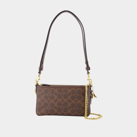 Sac Porté Épaule Audrey With Charms - Coach - Toile - Marron