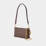 Sac Porté Épaule Audrey With Charms - Coach - Toile - Marron