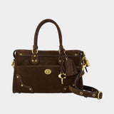 Sac À Main Rhyder Satchel 24 - Coach - Cuir - Marron