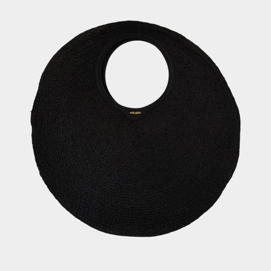 Sac À Main Amun - Cult Gaia - Raffia - Noir