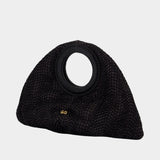 Sac À Main Thais Top Handle - Cult Gaia - Raffia - Noir