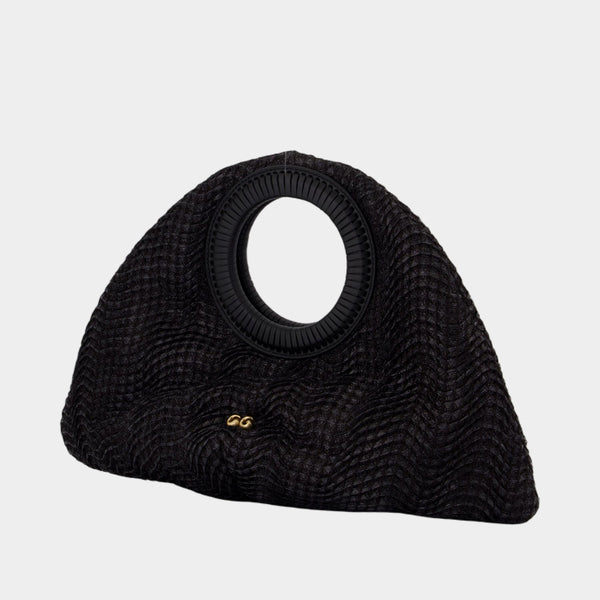 Sac À Main Thais Top Handle - Cult Gaia - Raffia - Noir