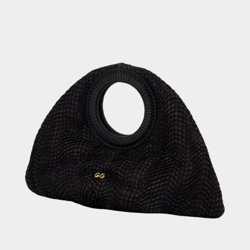 Sac À Main Thais Top Handle - Cult Gaia - Raffia - Noir