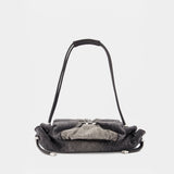 Sac Porté Épaule Scrunch-D Small - DIESEL - Coton - Gris