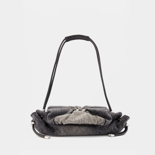 Sac Porté Épaule Scrunch-D Small - DIESEL - Coton - Gris