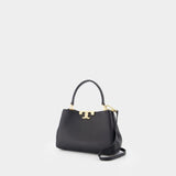 Sac À Main Eleanor Soft Mini Satchel - Tory Burch - Cuir - Noir