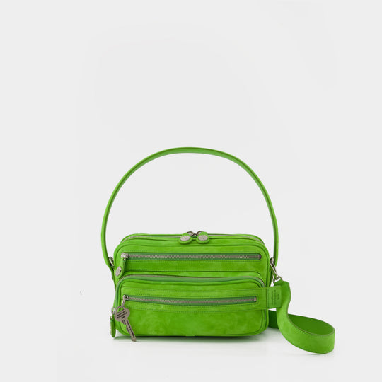 Sac Porté Épaule Camero Party V - Acne Studios - Cuir - Vert