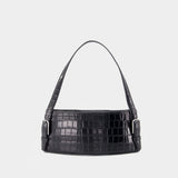 Sac Porté Épaule Croco - Coperni - Cuir - Noir
