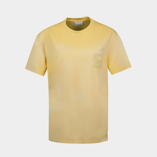 T-Shirt Honore Gb - Isabel Marant - Coton - Jaune