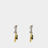 Boucles D'oreilles Mini Icon Charm - Marc Jacobs - Métal - Doré