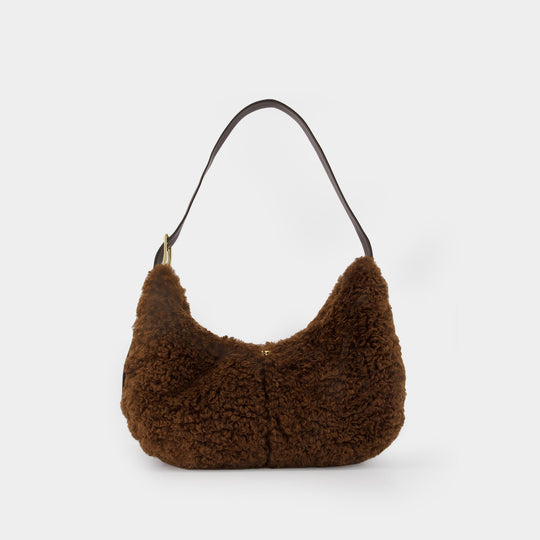 Sac À Main Hobo Belt Medium - Ganni - Synthétique - Marron