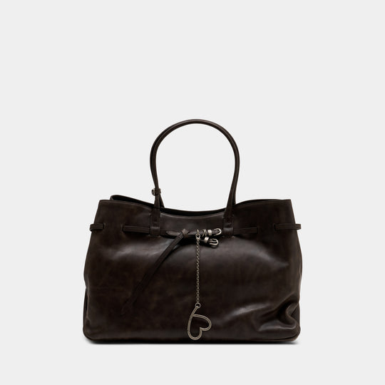 Cabas Grandma Used Xl - Margesherwood - Cuir - Marron