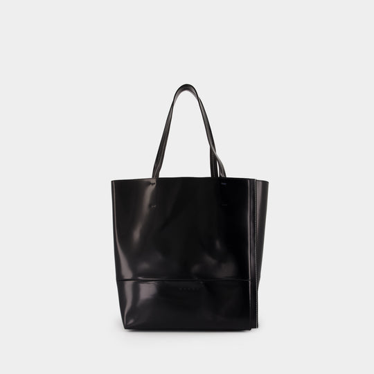 Cabas Museo Large - Marni - Cuir - Noir