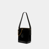 Sac Porté Épaule Small Bucket - Versace - Cuir - Noir