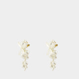 Boucles D'oreilles Petite Bow - Simone Rocha - Synthétique - Blanc