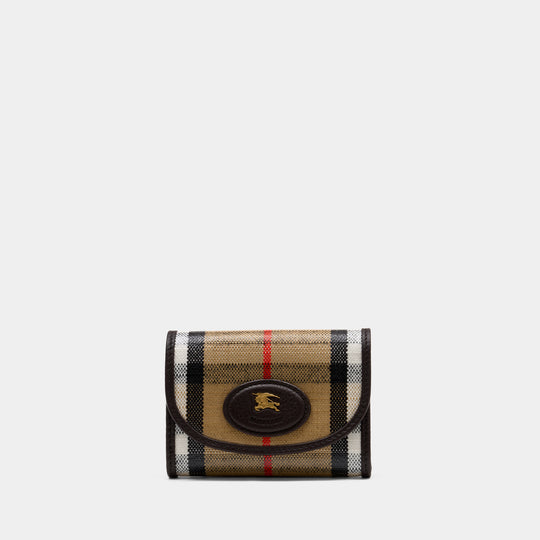 Porte-Monnaie Ls Highlands - Burberry - Coton - Multi