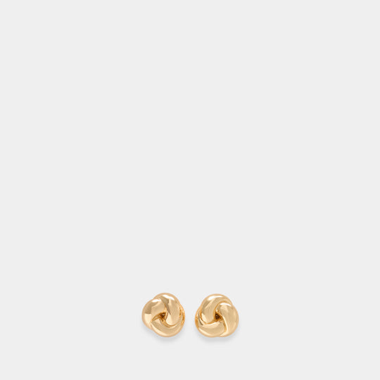 Boucles D'oreilles Small Knot - SELF PORTRAIT - Métal - Doré