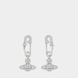Boucles D'oreilles Lucrece Large - Vivienne Westwood - Métal - Argenté