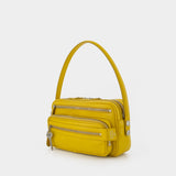 Sac Porté Épaule Camero Party V - Acne Studios - Cuir - Jaune