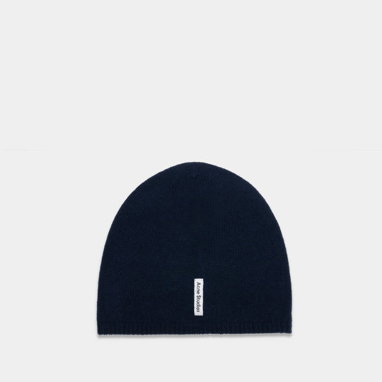 Bonnet Fitted - Acne Studios - Cachemire - Bleu