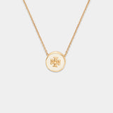 Collier Icon Enamel Pendant - Tory Burch - Métal - Doré