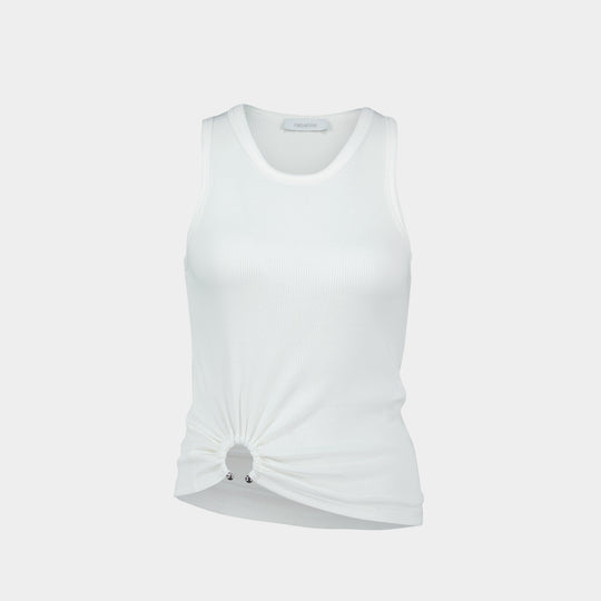 T-Shirt - Rabanne - Coton - Blanc
