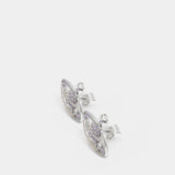 Boucles D'oreilles Mini Bas - Vivienne Westwood - Métal - Violet