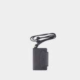 Charm Mimi Notebook - AMI Paris - Cuir - Noir