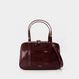 Sac À Main Virginie Box - A.P.C. - Cuir - Bordeaux