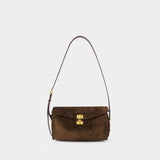 Sac Porté Épaule Paris M - Balenciaga - Suede - Marron