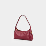 Sac Porté Épaule Glazed Brooklyn 26 - Coach - Cuir - Rouge