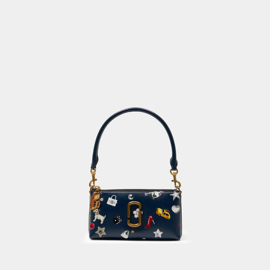 Sac Porté Épaule The Pochette - Marc Jacobs - Cuir - Bleu