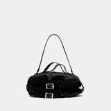 Sac Porté Épaule Biker Frill - Simone Rocha - Cuir - Noir