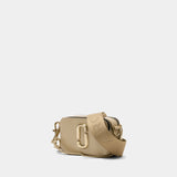 Sac Snapshot en Cuir Kaki