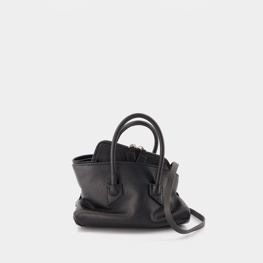 Sac la Passeggiata Mini Top Handle - The Attico - Cuir - Noir