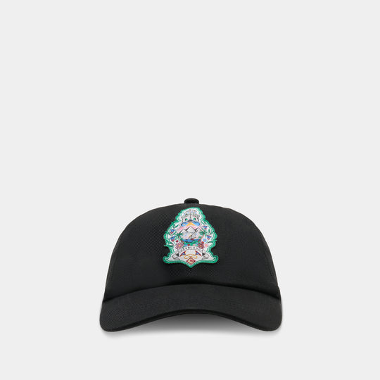 Casquette Hotel Emblem - Casablanca - Coton - Noir