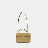 Sac À Main Box Top Handle - TOTEME - Cuir - Beige