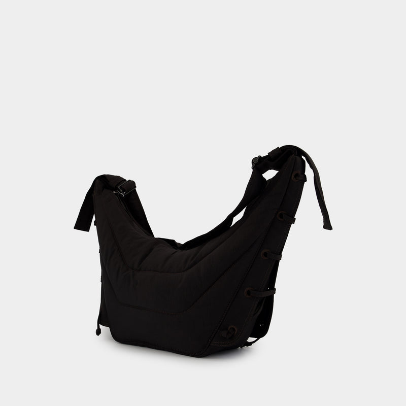 Sac À Bandoulière Medium Soft Game - Lemaire - Nylon - Dark Chocolate