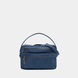 Sac Porté Épaule Camero Camera V - Acne Studios - Cuir - Bleu