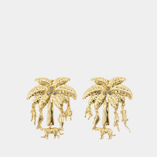 Les Boucles Palmier - Jacquemus - Métal - Doré