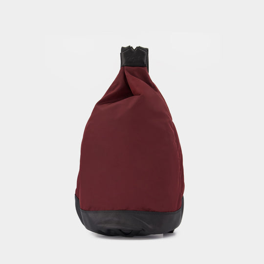 Sac À Dos Hakama Tuck - YOHJI YAMAMOTO - Nylon - Bordeaux