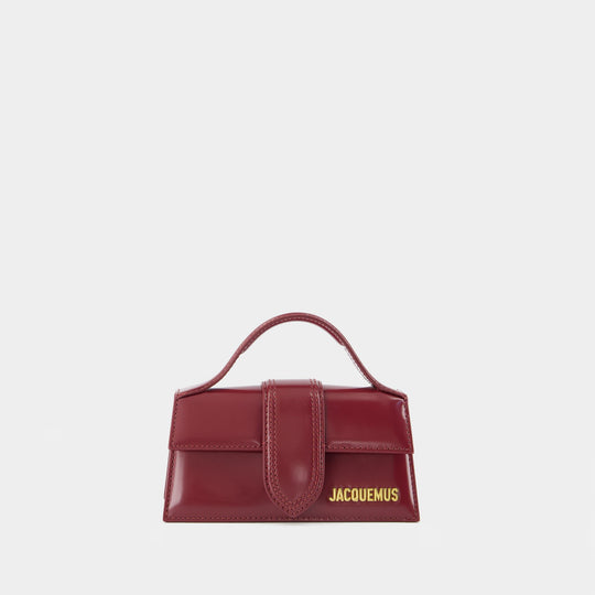 Le Bambino - Jacquemus - Cuir - Bordeaux