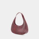 Sac Porté Épaule Python Loop Swipe - Coperni - Cuir - Bordeaux