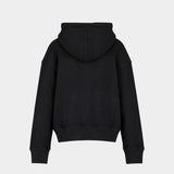 Hoodie Draped - 3.PARADIS - Coton - Noir
