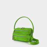 Sac Porté Épaule Camero Party V - Acne Studios - Cuir - Vert
