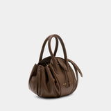 Sac Porté Épaule Tulipea Small - Marni - Cuir - Marron